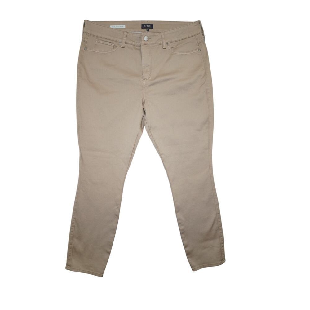 NYDJ AMI Skinny Legging Pants – Size 16 – Pale Oak Beige – NWT $119